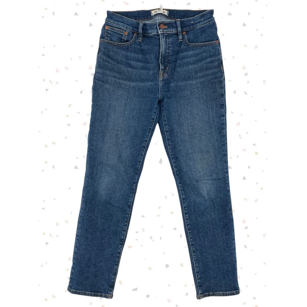 Madewell The MidRise Perfect Vintage Jean Dark Wash Casual Denim Zip Fly Size 28